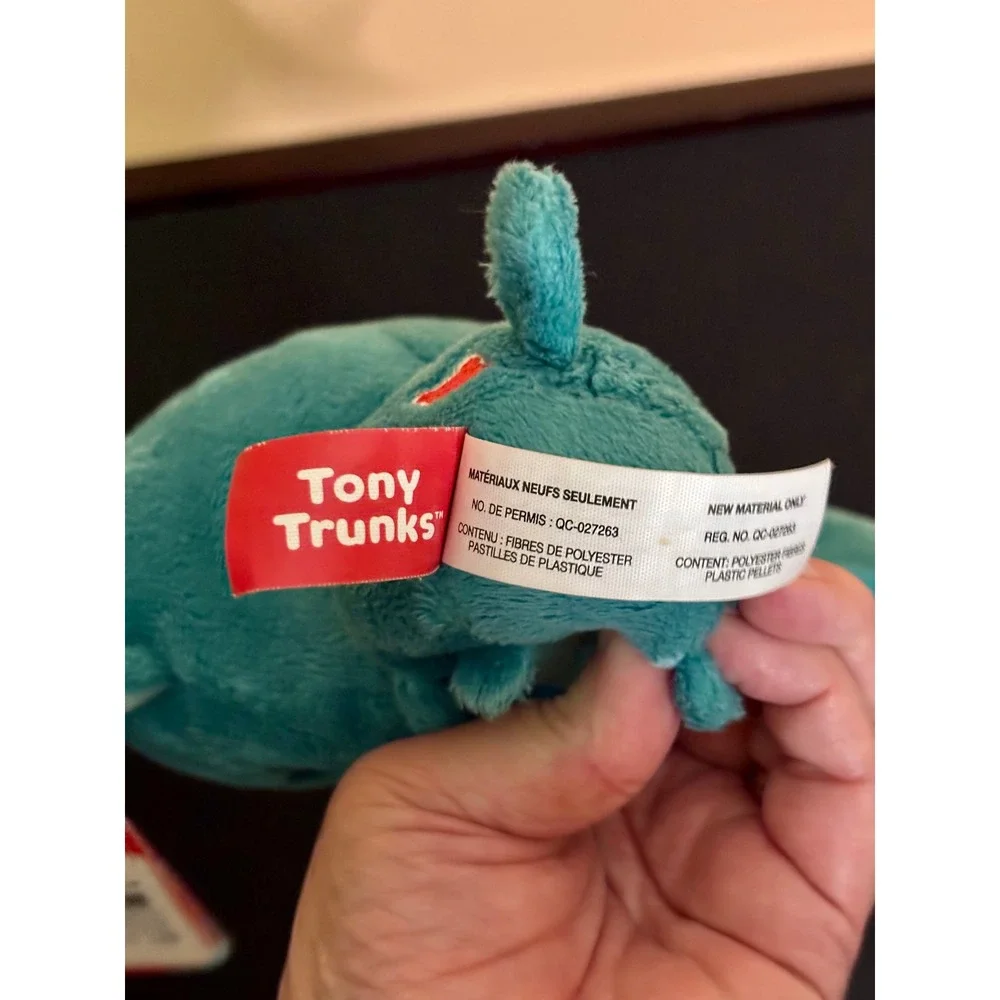 Gund Drops Tony Trunks Elephant Plush Series 1 Teal Weighted Stuffed Animal 6